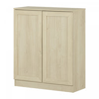 Arum 2-door Accent Cabinets With Shelves - Bleached Oak 