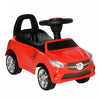 Aosom Kids Ride On Push Car, Foot-to-Floor Walking Sliding Toy Car for Toddler with Under Seat Storage, Music, Headlights, Red