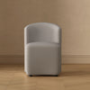 Hearth Contemporary Modern Upholstered Side Chair in Light Gray | Chaise d’appoint contemporaine moderne Hearth, rembourree, gris clair