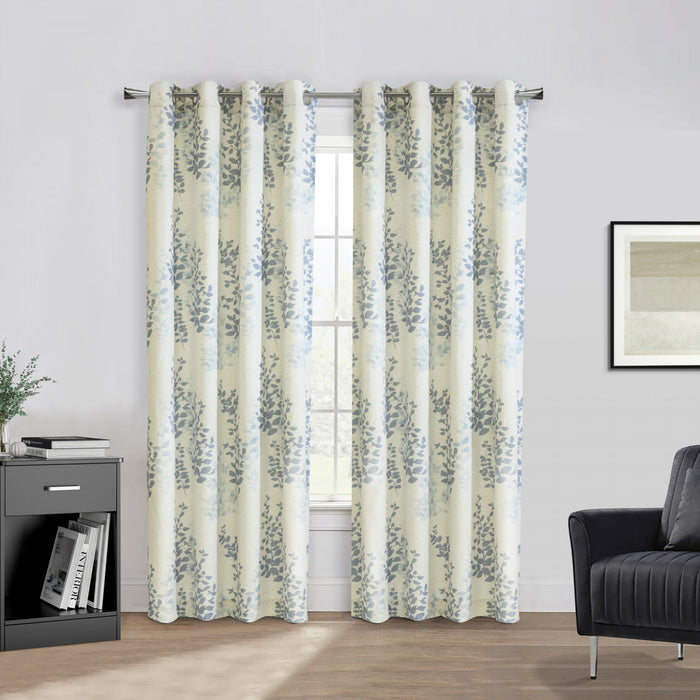 Habitat Lana Blue Light Filtering Grommet Curtain Panel - 50 x 108