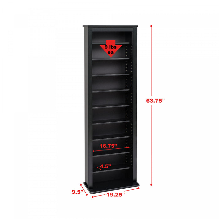 Slim Barrister Tower - Black