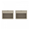 Evelyn Modern 32\" Nightstand in Natural (1-Drawer) - Set of 2
