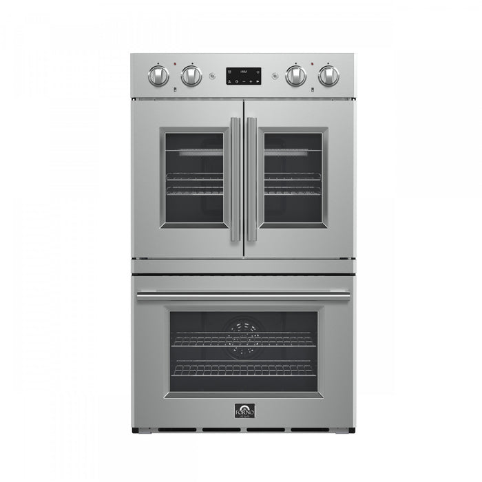 Forno Asti 30-Inch Double Electric Wall Oven in Stainless Steel, 7.36 cu. ft. - FBOEL1340-30