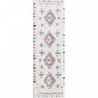 Lola Chevron Shag Area Rug - 2'7
