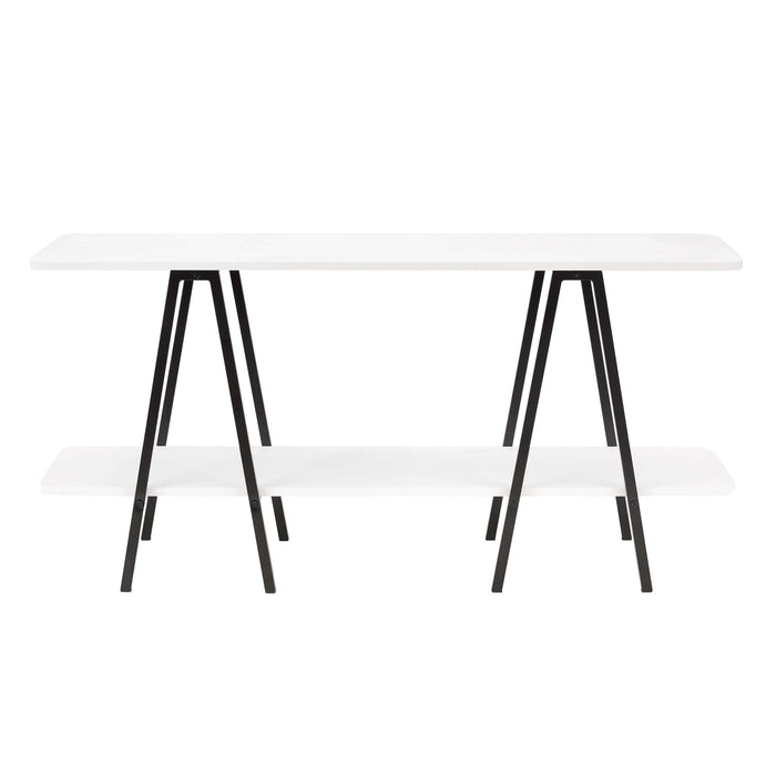 Celine Contemporary Modern 47\" Console Table in White