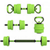 Soozier 88lbs 4-in-1 Weight Dumbbell Set, Barbell Kettlebell Push Up Stand