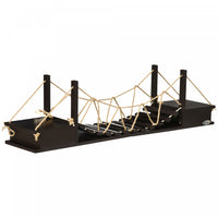 Pawhut Wall-mounted Cat Shelf,37.8