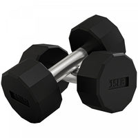 Soozier Weights Dumbbells Set with Non-Slip Grip for Home Gym, 2 x 15lbs