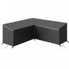 Outsunny V-Shaped Sectional Sofa Cover Waterproof Anti-UV, 85" x 85", Black