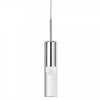 Dainolite Palmer 1 Light Pendant Polished Chrome Clear Glass Lamp