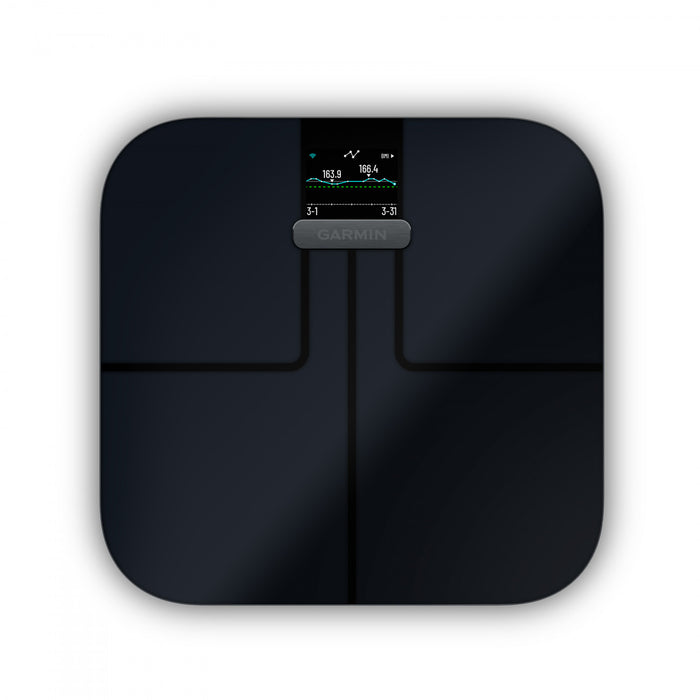 Garmin Index™ S2 Smart Scale - Holistic Health Tracking And With Sleek Design - Black