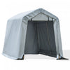 Outsunny 8'x6' Outdoor Storage Shelter With Roll Up And Zipper Door
