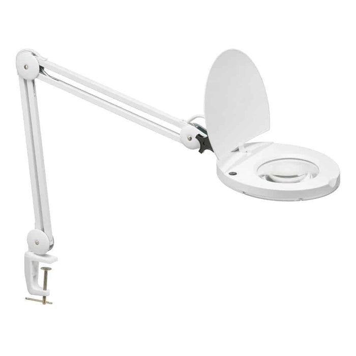 Dainolite LED Magnifier Lamp 8w White Finish