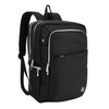Swissdigital Design Smart Backpack KATY ROSE - Rucksack with Integrated Charging Port - Black Platinum