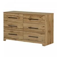 Barcelo 6-Drawer Dresser Nordik Oak - South Shore 