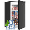 HOMCOM Compact Upright Freezer 3Cu.Ft Mini Freezer, Black