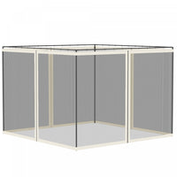 Outsunny 10' X 10' Gazebo Replacement Mosquito Netting, White