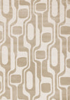 Leopold Modern Mid-Century Beige Cream Area Rug - 7'10\" x 10'6\"