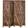 Homcom 5.6ft 4-panel Wooden Room Divider With Foldable Design