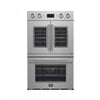 Forno Gallico 30 in. French Door Electric 7.36 cu.ft. Double Wall Oven - FBOEL1388-30