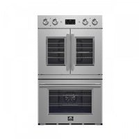 Forno Gallico 30 in. French Door Electric 7.36 cu.ft. Double Wall Oven - FBOEL1388-30