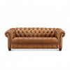 Hydeline York Leather Sofa - Brown
