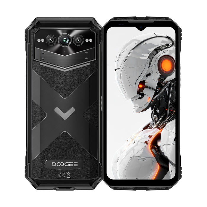 Doogee V Max Pro 5g Rugged Phone 108mp Camera - 22,000mah Battery 512gb Storage 6.58” Fhd+ 120hz Display Black