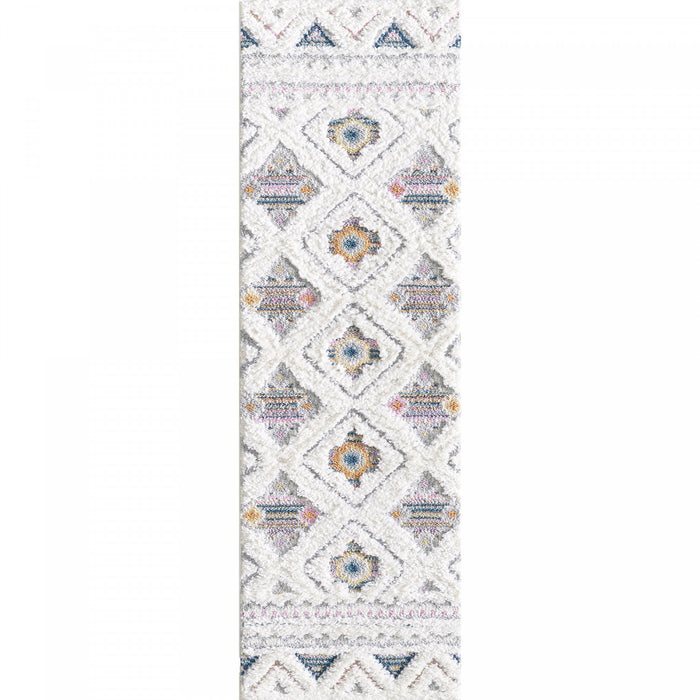 Lola Boho Shag Area Rug - 2'7\" x 8'
