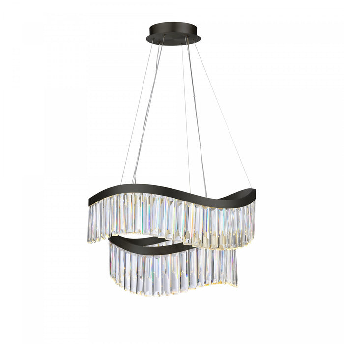 Jules Integrated Led Chandelier 25\", Black