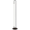 Dainolite Freya 1 Light LED Floor Lamp Matte Black White Acrylic
