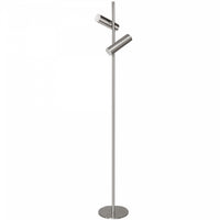 Dainolite Constance Floor Lamp 12w Satin Chrome Frosted Acrylic Diffuser