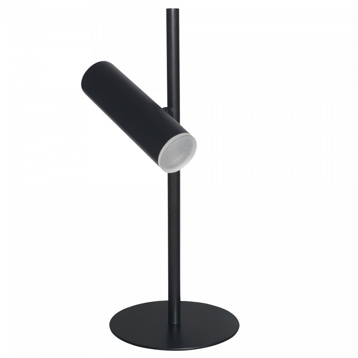 Dainolite Constance Table Lamp 6w Matte Black Finish Frosted Acrylic Diffuser
