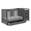 Graco Remi 4-in-1 Convertible Crib and Changer - Gray