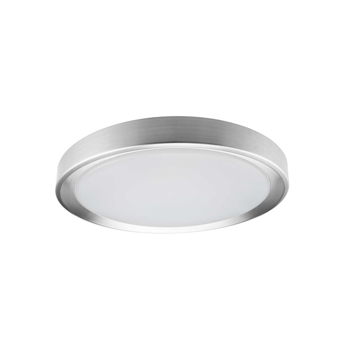 Dainolite Flynn Flush Mount 24w Satin Chrome White Diffuser Lamp