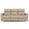 Denton 81 in. Faux Leather Manual Reclining Sofa - Taupe | Sofa inclinable manuel Denton de 81 po en similicuir - Taupe