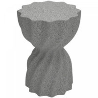 Outsunny Spiral Decorative Garden Stool Side Table Plant Stand