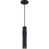 Dainolite Passwell 1 Light Pendant Matte Black Lamp