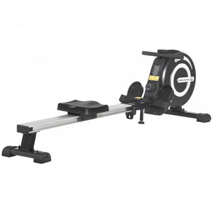 Soozier Magnetic Rowing Machine Adjustable With Lcd Digital Monitor