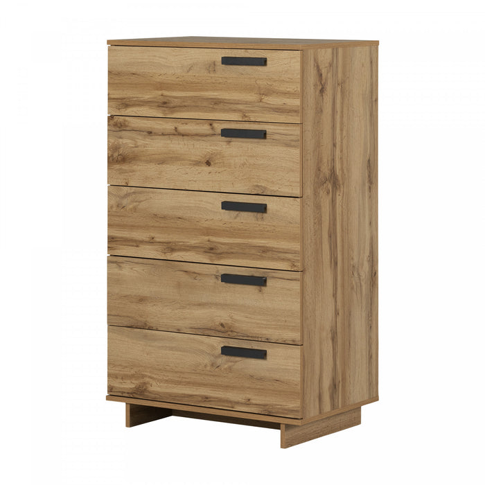 Cavalleri 5-Drawer Chest Storage Unit - Nordik Oak