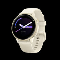 Garmin Vivoactive 6 Lunar Gold Fitness Smartwatch - Activity Monitor, Daily Workouts, HRV Status, Running Dynamics, PacePro Guidance, Smart Notifications