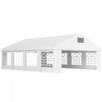 Outsunny 19.6' X 26' Party Tent With 8 Windows And Vents