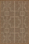 Dune Transitional 6'6\" x 9'0\" Area Rug in Ivory Indoor Area Rug