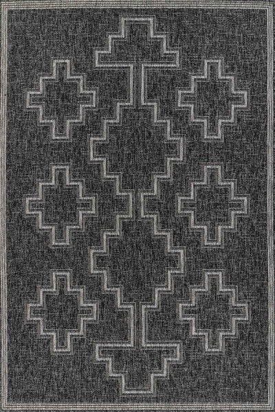 Esina Transitional 8'0" x 10'0" Area Rug in Black Indoor Area  Rug | Tapis Transitionnel Esina 8'0" x 10'0" en Noir