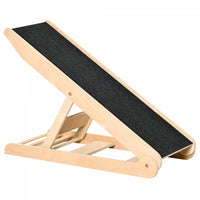 Pawhut Dog Ramp For Bed Couch, Foldable Pet Ramp Height Adjustable 4 Levels From 14.75