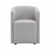 Hearth Contemporary Modern Upholstered Armchair in Light Gray