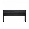 Evelyn Modern 60" Writing Desk in Charcoal Gray (2-Drawer) | Bureau d’ecriture moderne Evelyn 60" en gris charbon (2 tiroirs)