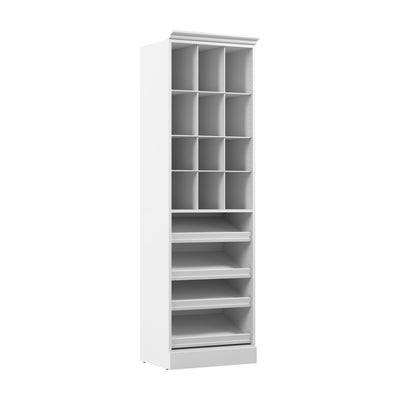 Bestar Versatile 25 W Closet Shoe Organizer - White|Organisateur de garde-robe pour chaussures Versatile de Bestar de 25 po (L) - blanc