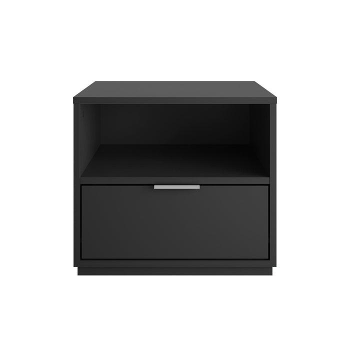 Nordika Hunter Nightstand - Black
