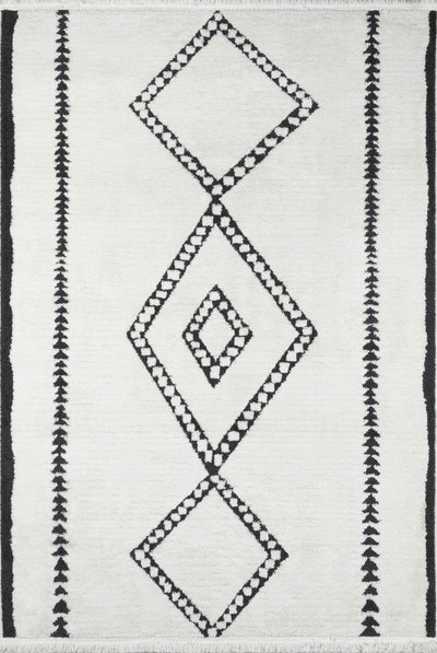 Zelda Contemporary 7'6" x 9'6" Area Rug in Ivory Indoor Area Rug | Tapis Contemporain Zelda 7'6" x 9'6" en Ivoire