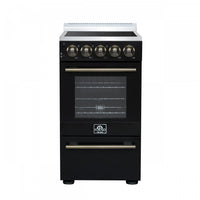 Forno Pallermo 20 Inch Electric Range in Black, 2.05 cu.ft. - FFSEL6051-20BLK 